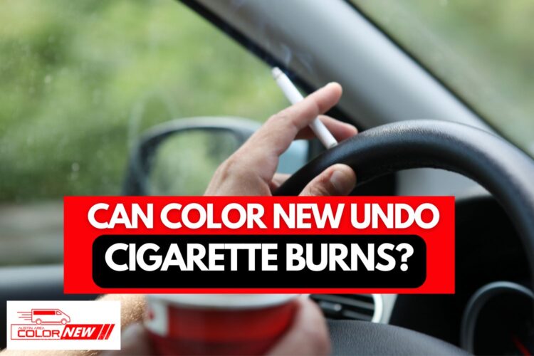 Can a Cigarette Burn Be Repaired in a Car Seat?